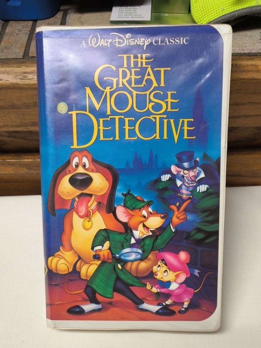 Disney The Great Mouse Detective VHS – Blue Cover Walt Disney Home VHS Tape